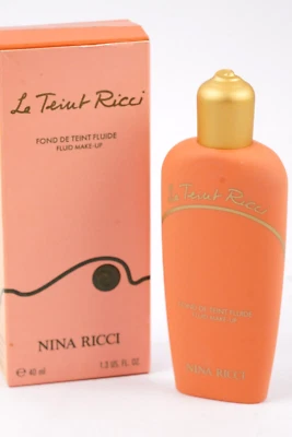 Maquillaje líquido Nina Ricci Paris Le Teint Ricci 02 Bois De Rose 1,3 fl oz NUEVO Foto 1 de 4