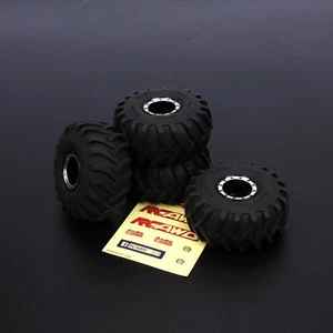 Llanta de goma RCAWD para FMS 1:24 FCX24 Smasher V2 Monster Truck RTR - Imagen 1 de 10