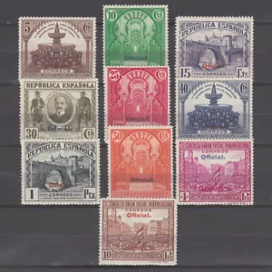 España 1931 Edifil 614-619 Congreso Postal Panamericano 'OFICIAL' MH - Imagen 1 de 1