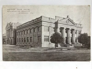 Postal 1907 WOMEN'S CLUB HOUSE ASOCIACIÓN EDIFICIO Riverside California CA - Imagen 1 de 2