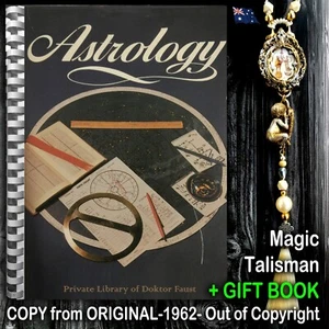 Antique Book Astrology Astronomy Magic Practical Manual Esoteric Talisman Witch - Picture 1 of 24