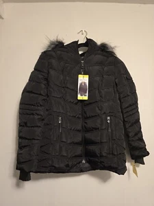 Nautica Women's Removable Hood  Puffer Jacket Coat Color BK,Green,White - Picture 1 of 6