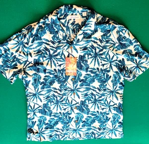 Karibik Herren Insel Shirt, kurzarm, blau & weiß, Größe XL, Neu mit Etikett, AO0468 - Bild 1 von 4