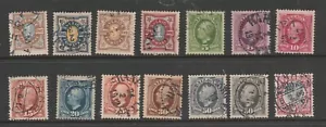 Sweden Scott # 52-65 gebrauchtes Komplettset - Bild 1 von 2