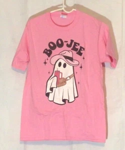 NWOT Pink Unisex Size Adult Small BOO-JEE Ghost - Picture 1 of 3