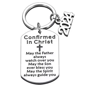 Confirmation Gifts for Teen Girls Boys 2024 Christian Gifts Keychain for Kids... - Picture 1 of 6