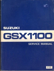 SUZUKI GSX1100,GSX1100E 1980 ORIGINAL FACTORY WORKSHOP MANUAL - Picture 1 of 1