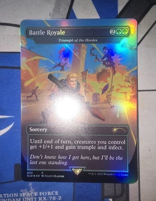 MTG - SLD Fortnite - Battle Royale - Triumph of the Hordes #445 - Near Mint Foil - Image 1 of 2