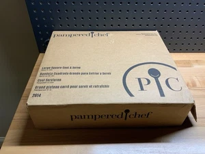 Pampered Chef Large Square Cool and Serve #2614 - NEW IN BOX  - Picture 1 of 7