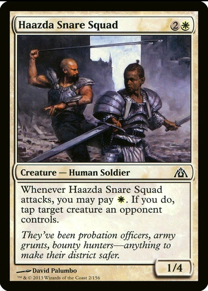 X 1 Haazda Snare Squad NM-M Dragon's Maze DGM 002 MTG Magic The Gathering - Image 1 of 2