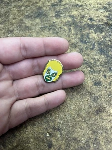 Máscara de Lucha Lucha Lucha De Colección Cabello Amarillo Cara Verde Pintado Payaso - Imagen 1 de 2