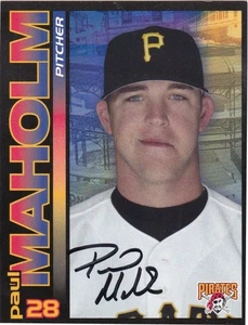SIGNED TEAM ISSUED COLOR PC OF PAUL MAHOLM (PIRATES)! GREAT AUTOGRAPH!! - Picture 1 of 1