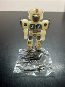 Transformers VS GI Joe Kidrobot Optimus Prime White Glow Vinyl Mini 2017 E3 - Foto 1 di 4