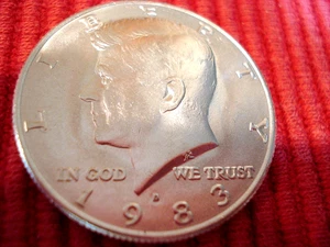 1983 D Kennedy FDC mezzo dollaro - Foto 1 di 4