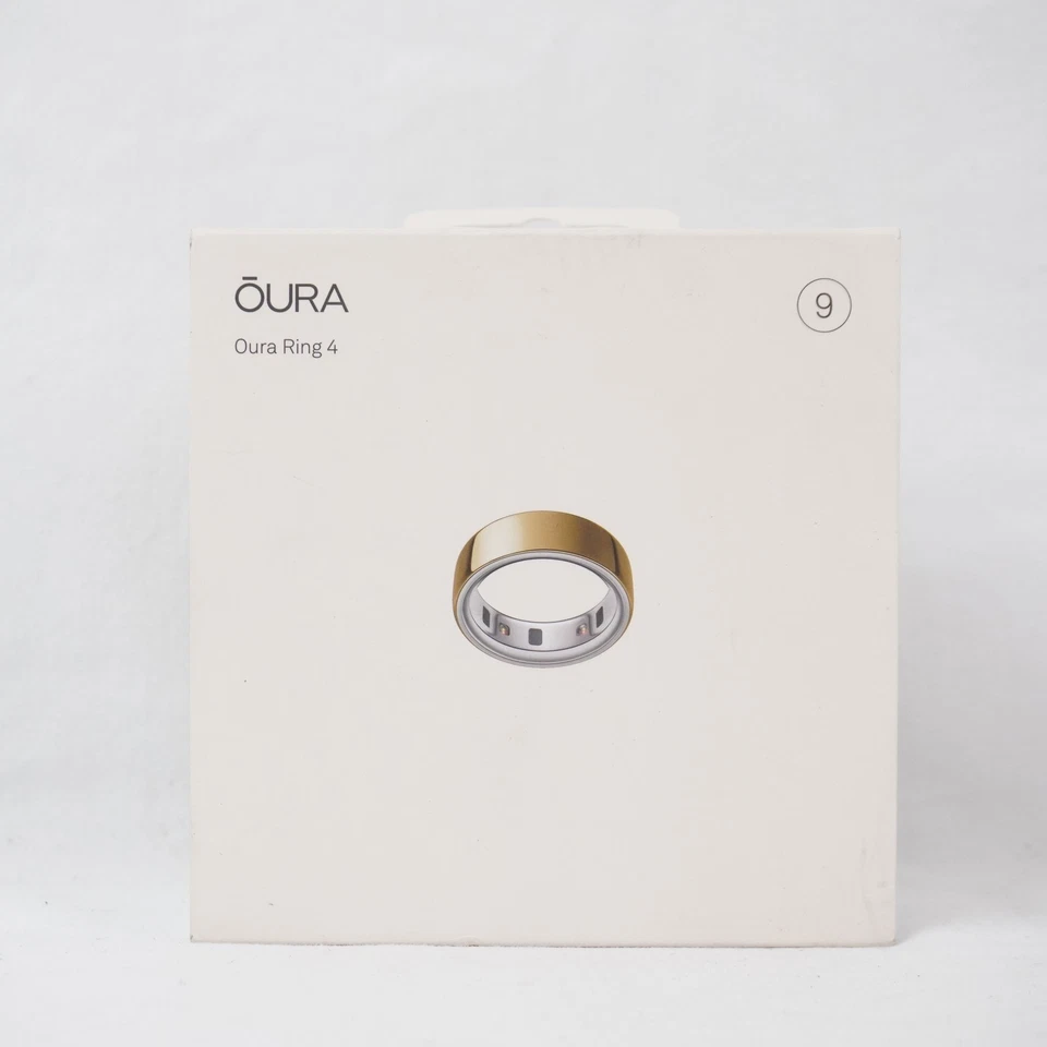 Oura Ring 4 Activity Health and Sleep Tracker in Gold Size 9 (JZ90-54216-09)