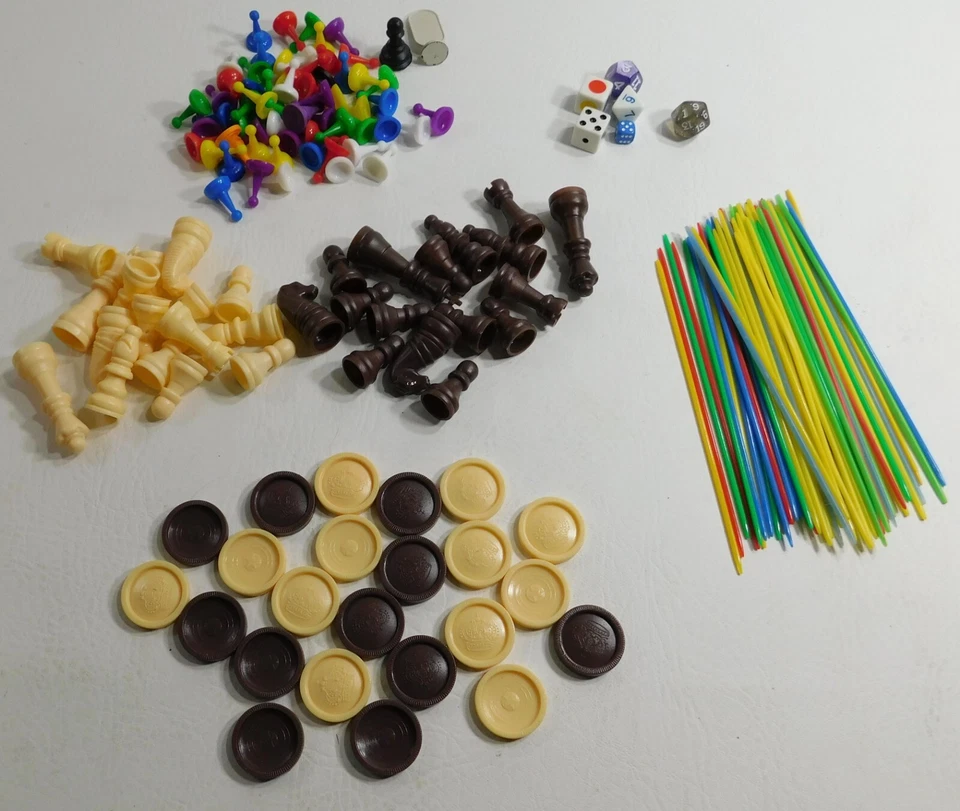 Piezas de repuesto de dados de palos de ajedrez para damas - Leer Foto 1 de 4