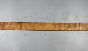 Cuello de guitarra ondulado en blanco madera dura de arce Luthier Supply 32.2"x3"x1.1" - Imagen 1 de 5