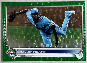 Taylor Hearn 2022 Topps #634 Green Foil 432/499 Rangers. - Picture 1 of 2