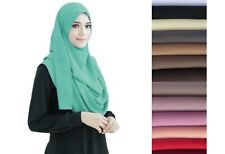 Top Quality Chiffon Hijab Head Scarf Wrap Summer Shawl Muslim Ladies Girls New