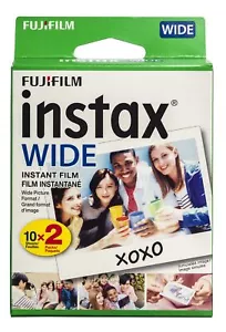 Película instantánea ancha Fujifilm instax, 20 exposiciones, blanca, embalaje nuevo - Imagen 1 de 4