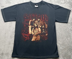 Black Sabbath Shirt Mens Sz Medium Winterland Tag Black Faded Double Sided - Picture 1 of 11