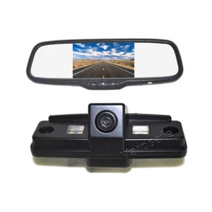 Backup Camera + Rear View Mirror Monitor for Subaru Forester / Outback / Impreza - Picture 1 of 8