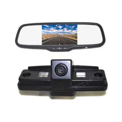 Backup Camera + Rear View Mirror Monitor for Subaru Forester / Outback / Impreza - Image 1 of 4