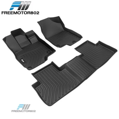 Fits 19-25 Acura RDX 3D Molded Floor Mats Front Rear Heavy Duty TPE Carpets 3PCS - Image 1 of 4
