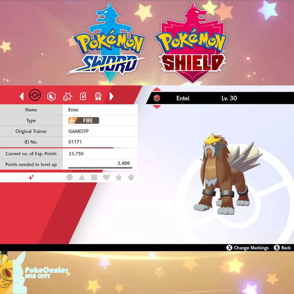 ✨ Shiny Entei 🔷Event GAMESTOP 🔷 Pokemon Sword & Shield 🔷 UNTOUCHED - Image 1 of 4
