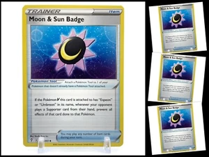 Pokemon EVOLVING SKIES 151/203 Luna y Sol Insignia 4X ENTRENADOR 4 Cartas Juego de Cartas Coleccionables X4 - Imagen 1 de 3