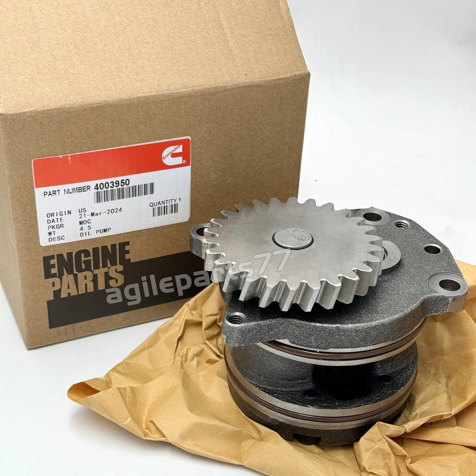 NEW OIL PUMP LUBRICATION For CUMMINS 4003950 3401186 3803330 3895756 US - Image 1 of 4