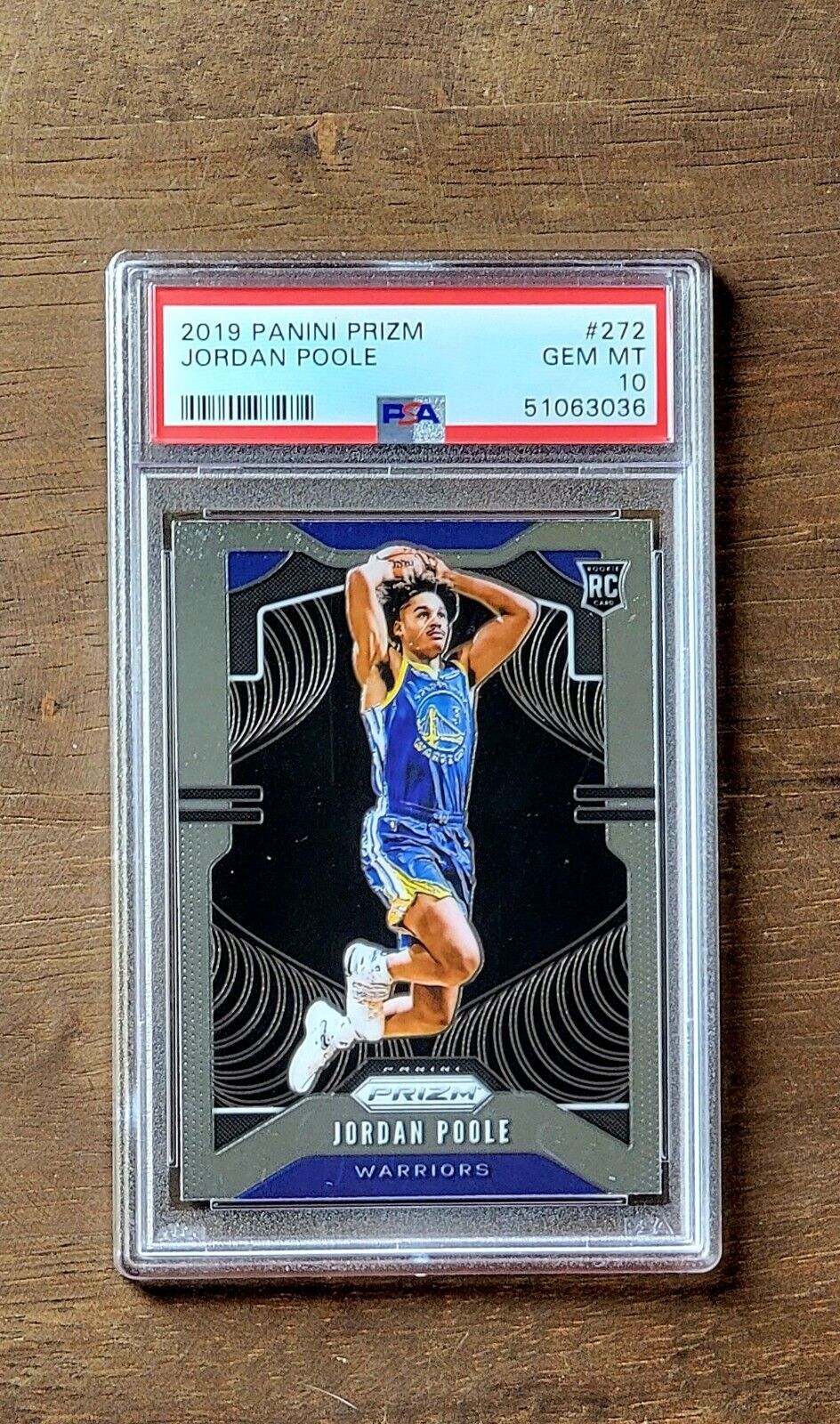 2019 JORDAN POOLE Panini Prizm PSA 10 Rookie RC #272