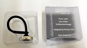 Lexon Néo Clé Anneau Chrome Designer Porte-Clés Par Kazuya Koike Neuf - Imagen 1 de 1