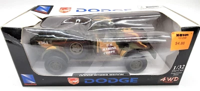 Camión NewRay Dodge Power Wagon Segunda Guerra Mundial Cuerpo de Marines de Estados Unidos Nuevo en caja Foto 1 de 3