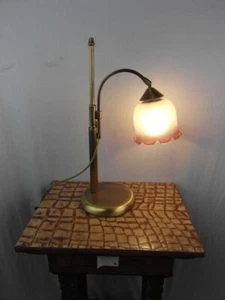 Pultlampe Lampe Messing Antik Berlin Leuchte Tischlampe Drehbar Jugendstil 25b3 - Bild 1 von 10