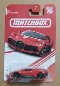 Matchbox Bersaglio Esclusivo Serie Red Card #2/6 2018 Bugatti Divo - Foto 1 di 3