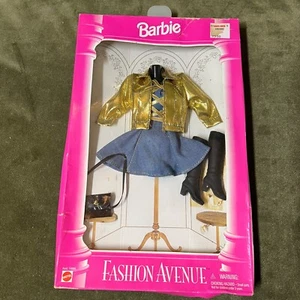 1995 BARBIE FASHION AVENUE DENIM MIT GOLD JACKE - 14980 - OVP - Bild 1 von 8