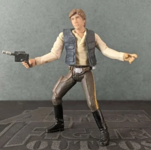 HAN SOLO 2002 Endor Raid Quick Draw Action STAR WARS SAGA ROTJ Action Figure Toy - Picture 1 of 5