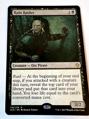 MTG Magic The Gathering Ixalan Ruin Raider Rare LP - Image 1 of 2