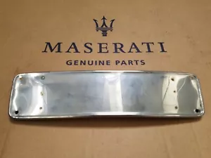 MASERATI 3500 LAMBORGHINI MIURA FERRARI 250 275 NOS FRONT LICENSE PLATE HOLDER - Picture 1 of 2