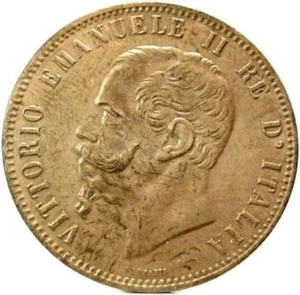VIttorio Emanuele II (10 Centesimi) 1866 H - Imagen 1 de 7