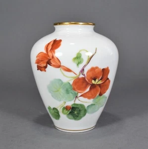Rosenthal Baumgartner Vase Designvase Tischvase Handmalerei Blumen flowers - Bild 1 von 3