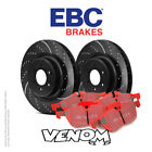 Ebc Front Brake Kit Discs & Pads For Opel Calibra 2.0 Turbo 95-97