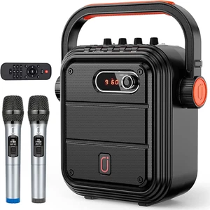 Bocinas Bluetooth Grandes Para Fiestas Con Microfono Para Karaoke De 6 Pulgadas - Picture 1 of 9