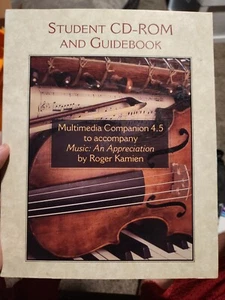 Music : An Appreciation: Multimedia Companion 4.5 by Roger Kamien (2003, CD-ROM) - Foto 1 di 3