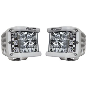Juego de pares de luces LED cuadradas blancas Spot D-SS PRO rígido 862213 aluminio blanco - Imagen 1 de 9