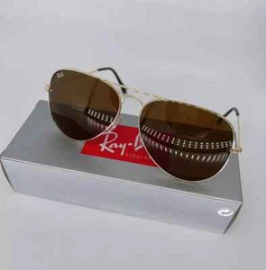 Ray-Ban Fliegersonnenbrille goldgestell mit brauner Linse GROSS 62m 001/33 RB3026 - Bild 1 von 6