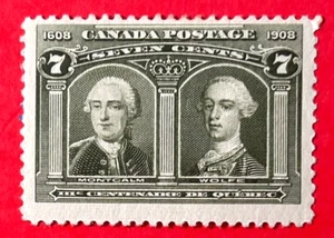 CANADA Sc#100 1908 QUEBEC Tercentenary issue Mint VLH mark OG VF (21-214) - Picture 1 of 4
