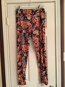 Lularoe Flowers Floral Leggings TC Tall & Curvy Multicolor - Picture 1 of 3