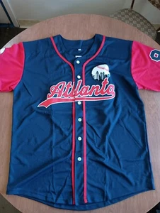 Atlanta Baseball #99 Herren Trikot blau rot weiß Größe XL - Bild 1 von 21